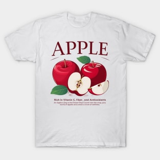 Apple Fruits with Health Benefits T-Shirt